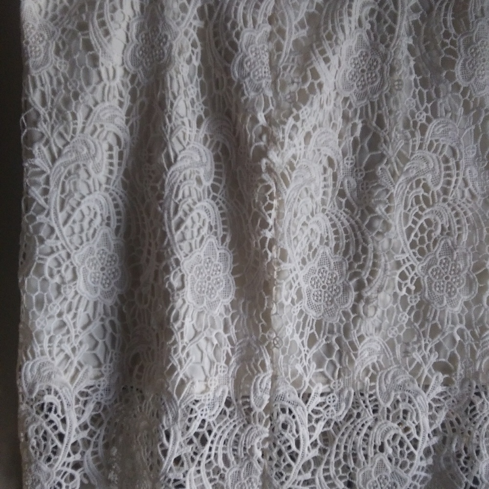 Crochet Style Mini Skirt